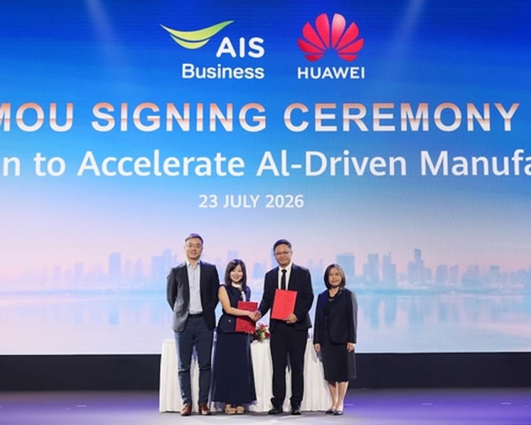 AIS Business Joins Hands with Huawei Cloud in MOU to Advance Global Cloud Capabilities and Intelligent 5G Solutions, Positioning Thailand as an AI-Era Manufacturing Hub