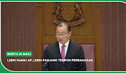 BERITA (6 Mac) | Lebih ramai AP, lebih panjang tempoh perbahasan