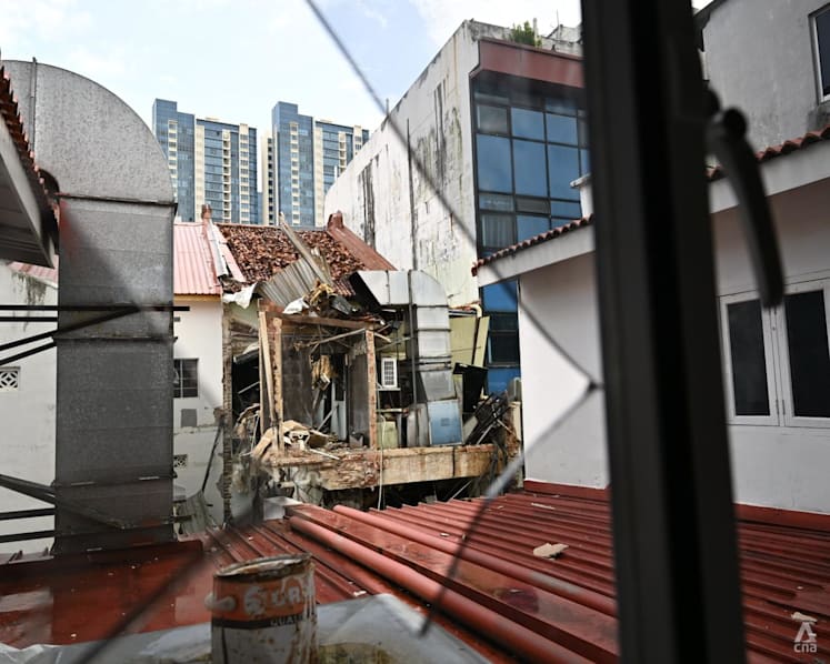Hotel guests evacuated after shophouses partially collapse along Syed Alwi Road