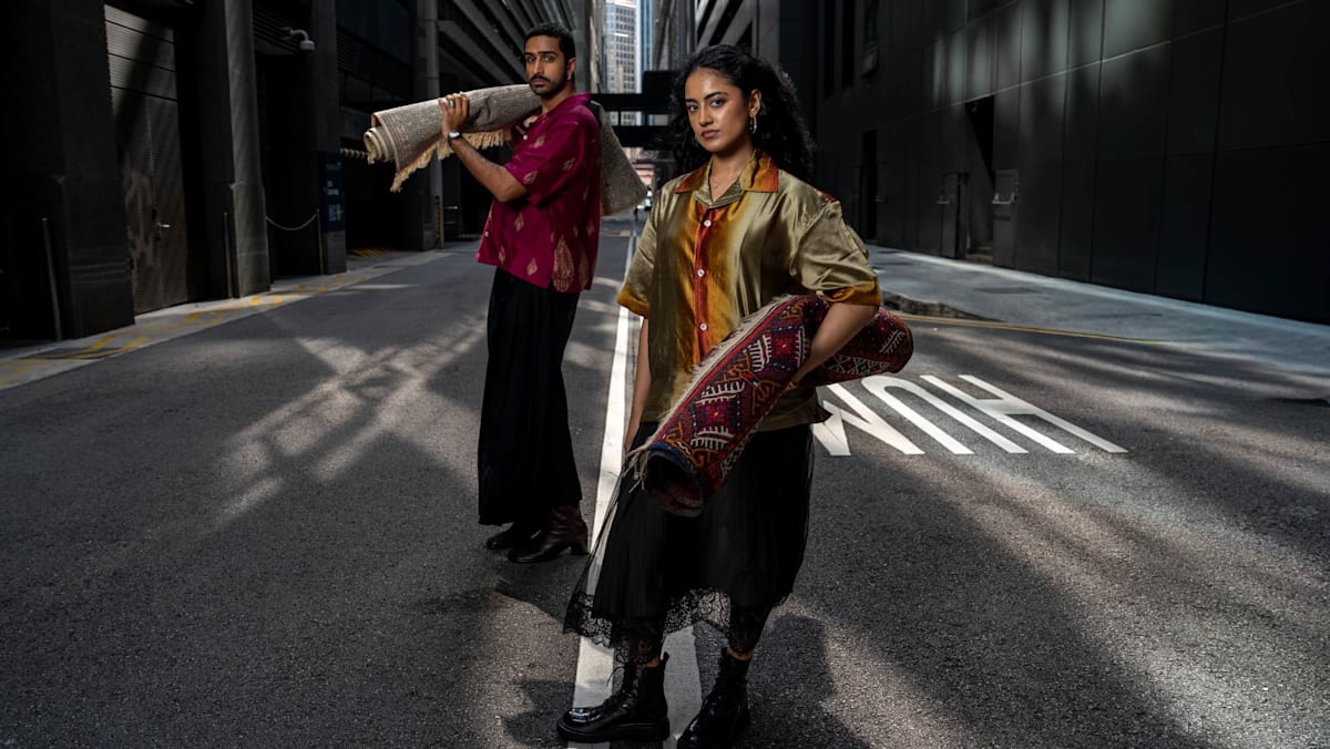 How The Dori is upcycling saris into shirts in Singapore