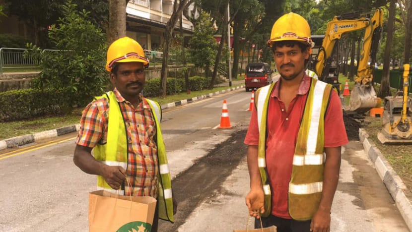 Starbucks customer sees unsold food being discarded, gives it to migrant workers instead