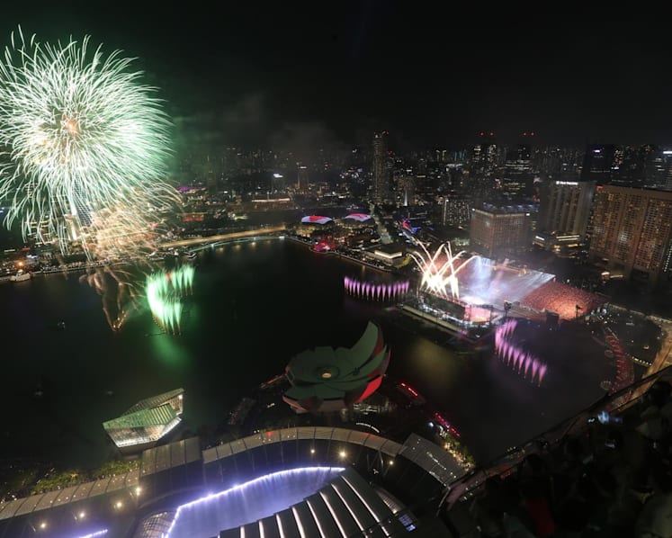 S'pore celebrates 57th birthday in full force, with first large-scale NDP since pandemic capturing the highs and lows