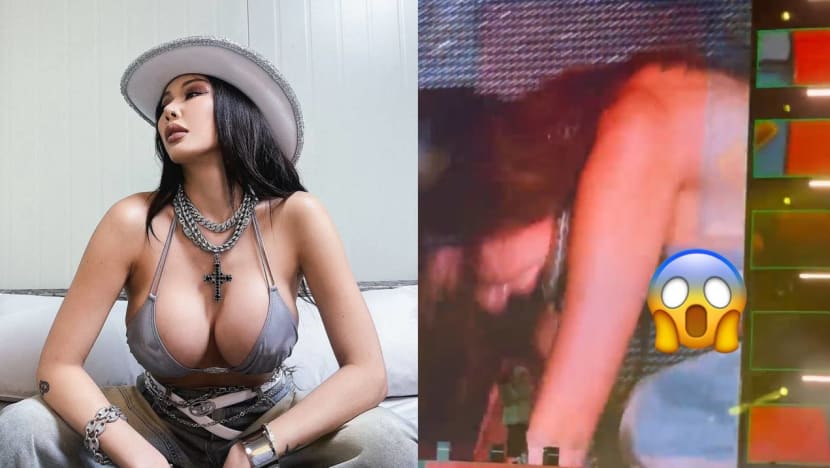 K-pop Star Jessi Suffers Wardrobe Malfunction On Stage, Cusses & Warns Audience Not To Share Videos 