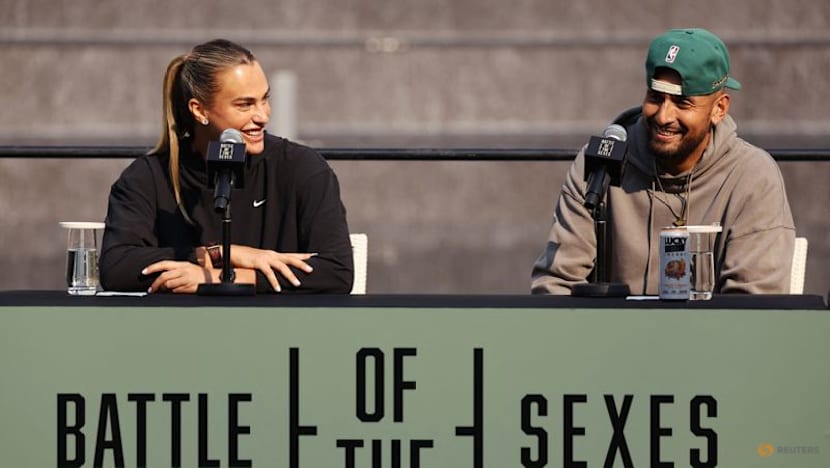 Sabalenka, Kyrgios relishing 'Battle of the Sexes' challenge