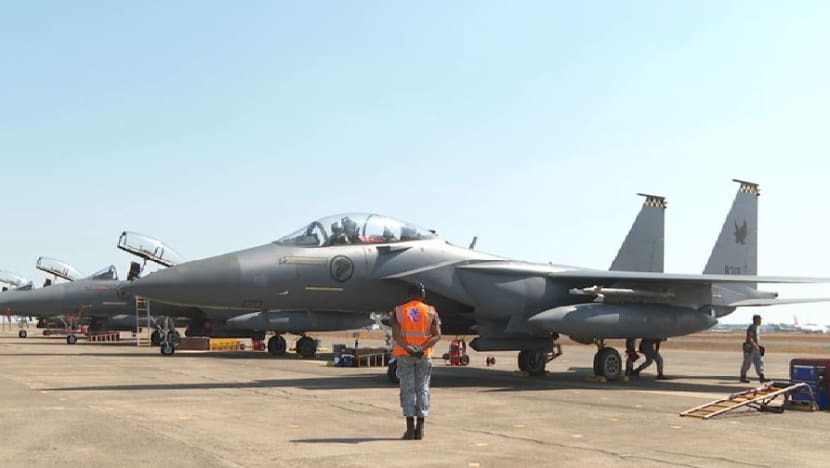 Latihan jet pejuang RSAF di Perth mungkin cetuskan bunyi kuat: MINDEF Latihan jet pejuang RSAF di Perth mungkin cetuskan bunyi kuat: MINDEF
