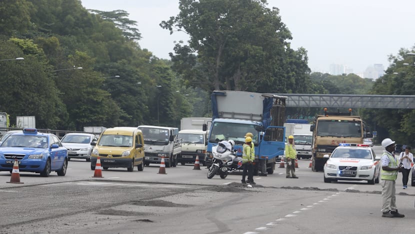 Oil spill on BKE causes massive road disruption
