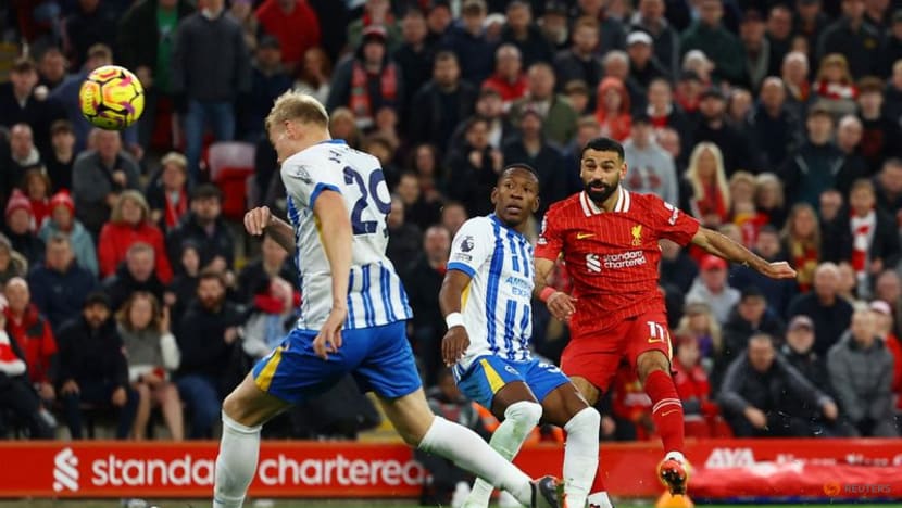 Salah sends Liverpool top, Man City surrender long unbeaten run