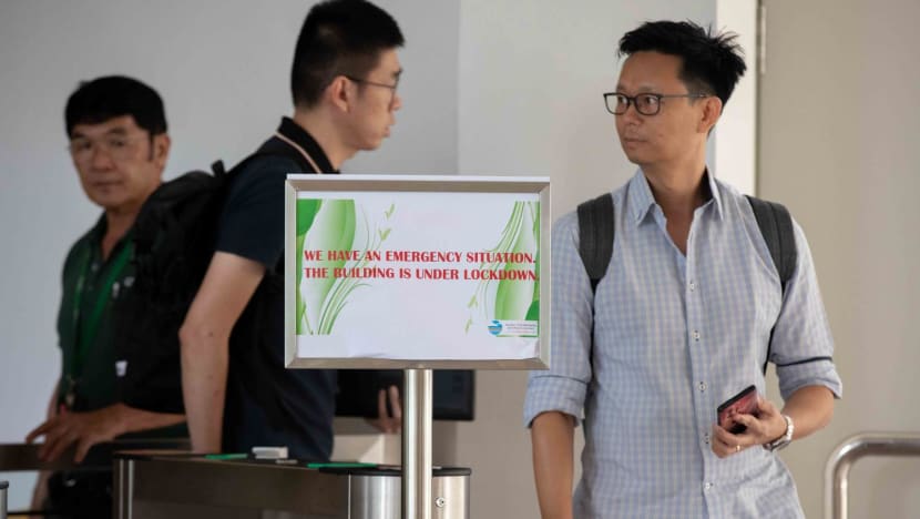 'No threat items found' after 'security situation' at Environment Building prompts lockdown, evacuation