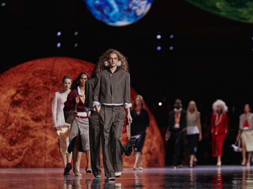 Showmanship returns at Chanel as designer Blazy debuts under a sky of planets Showmanship returns at Chanel as designer Blazy debuts under a sky of planets
