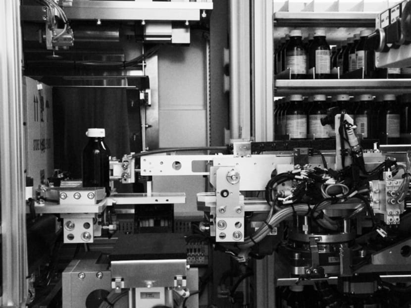 The new Robotic Bottle Dispensing system in the emergency pharmacy of KK Women’s and Children’s Hospital. Robotics, augmented reality systems and cognitive systems will be the game changers of the coming decade. TODAY FILE PHOTO