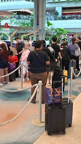 Travellers at Changi Airport affected by Anak Krakatau flight disruptions