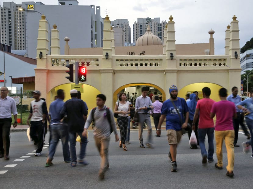 Angullia Mosque in Little India on 20 Jan, 2016. Photo: Ernest/TODAY