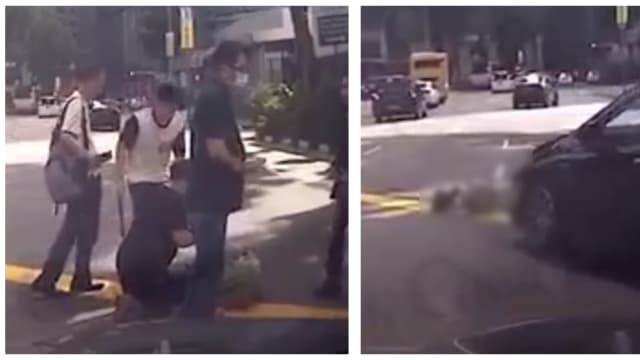丹戎巴葛致命车祸 六旬妇女过马路被撞身亡