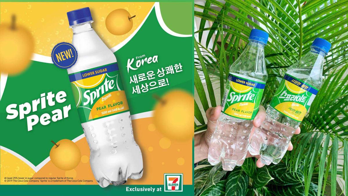 Pear-Flavoured Sprite From Korea Now Available At 7-Eleven S'pore - 8days