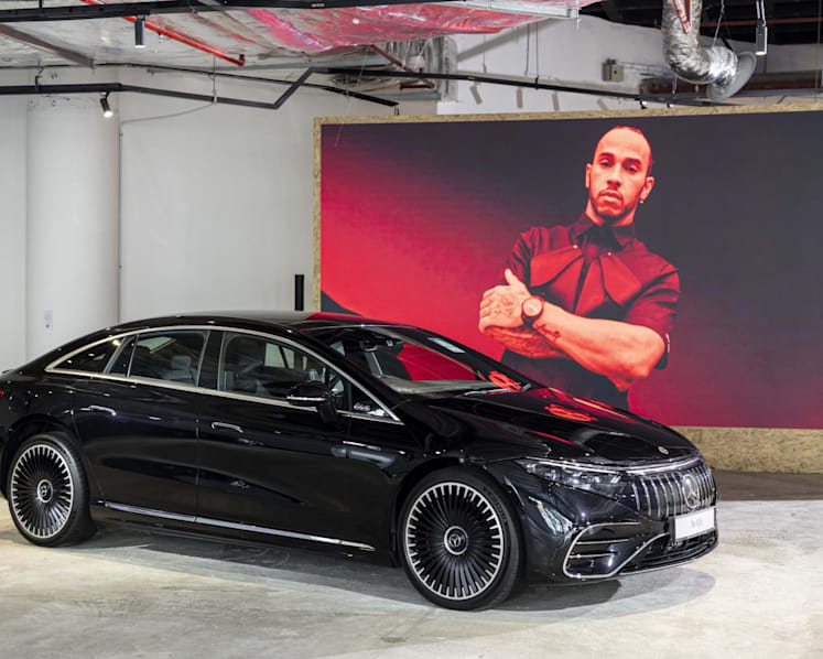 Luxury carmaker Mercedes-Benz's showcase is now open to public at Raffles City in Singapore