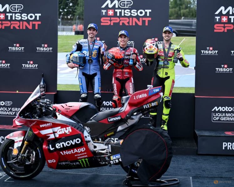 Marc Marquez cruises to historic sprint victory from pole at German Grand Prix