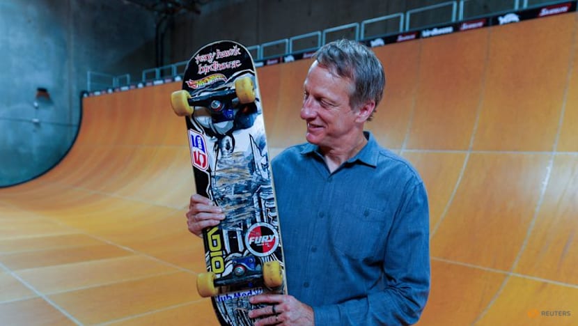 Skateboarding-Hawk's 1999 '900' board fetches $1.15 million at auction