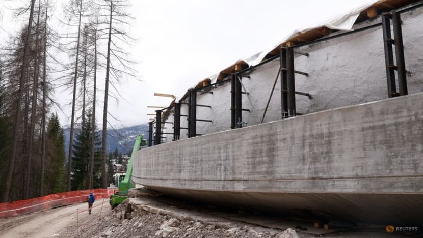 Athletes test Cortina sliding track ahead of 2026 Games Athletes test Cortina sliding track ahead of 2026 Games