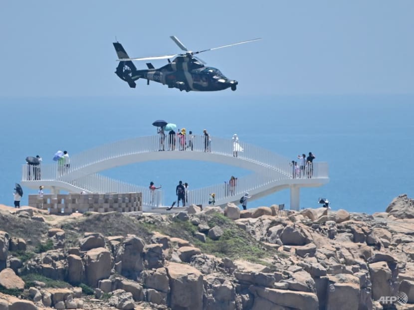 In pictures: Scenes from both sides of the Taiwan Strait as China conducts unprecedented military exercises