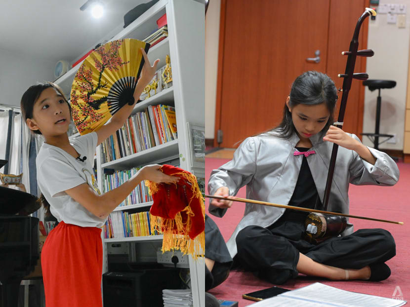 She's 12, obsessed with Chinese culture, and excels in the gaohu, erhu and Teochew opera She's 12, obsessed with Chinese culture, and excels in the gaohu, erhu and Teochew opera