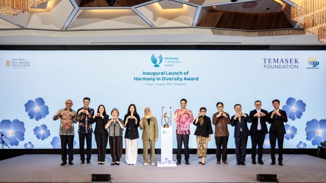 淡马锡基金会设新多元和谐奖 表扬促进东南亚社会凝聚力的领袖