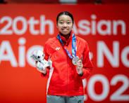 Singapore's Kiria Tikanah clinches epee silver at Asian Games, makes history