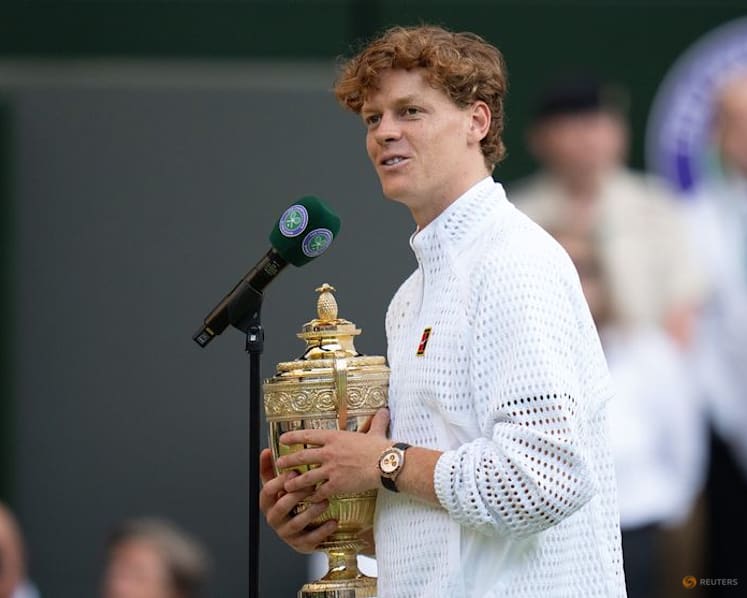 Sinner says successful Wimbledon defence sweet after French Open shock