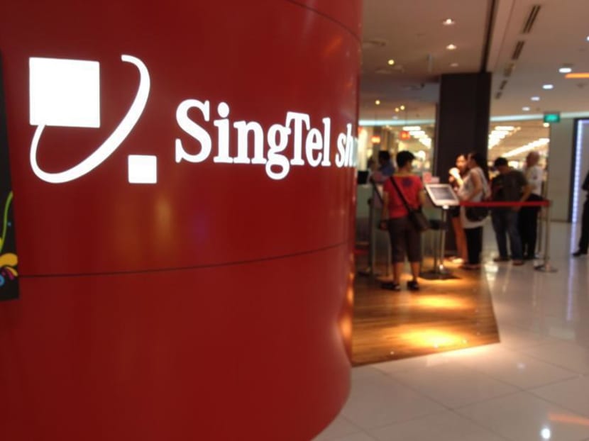 A Singtel shop. Photo:  Nabihah Hashim
