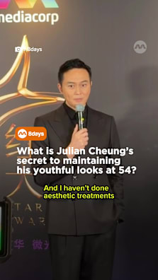 So that’s how he stays young?  #starawards2026 #sa2026 #8dayssgasianent #chilam #juliancheung 