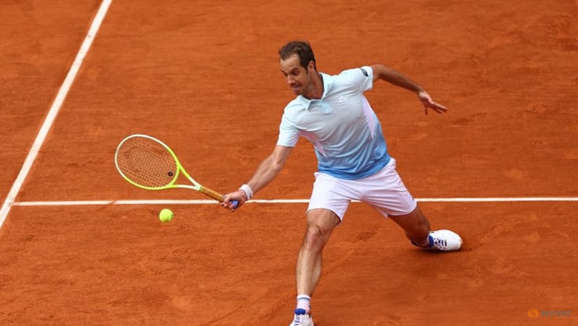 Gasquet delays retirement with French Open first-round win