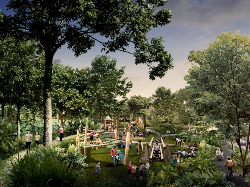 An artist’s impression of Woodlands Waterfront, which will undergo enhancements as part of renewal plans for three towns. The plans will be showcased at exhibitions, and residents can give their feedback. photo: HDB An artist’s impression of Woodlands Waterfront, which will undergo enhancements as part of renewal plans for three towns. The plans will be showcased at exhibitions, and residents can give their feedback. photo: HDB