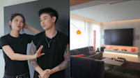 Influencer Couple Turned Their 5-Room HDB Into A 1-Bedroom Home With A 100-Inch TV