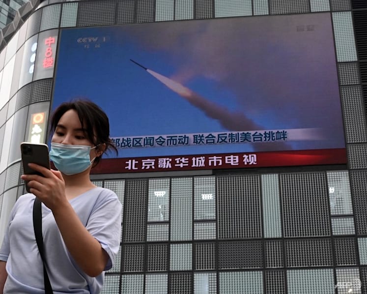 As it happened: China fires missiles in largest military drills around Taiwan after Pelosi's visit