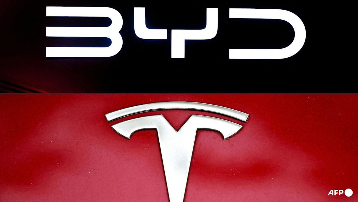 Tesla sales slip as it loses EV crown to China’s BYD in 2025