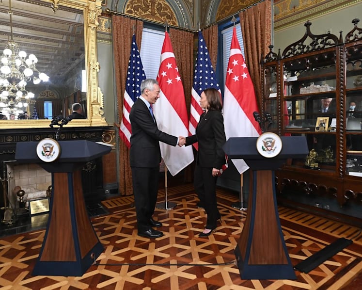 PM Lee, US Vice President Kamala Harris reaffirm ties, discuss continued cooperation 