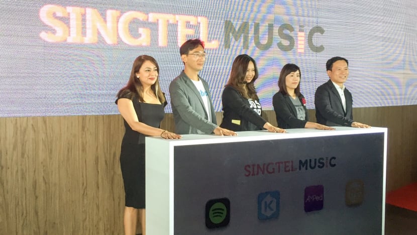 Singtel launches new data-free music service with Spotify, KKBOX, MeRadio and AMPed