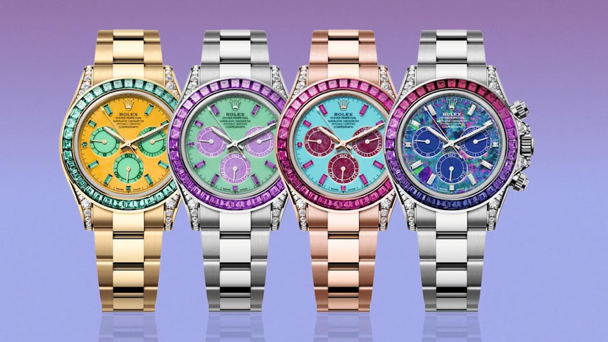 Rolex to auction 4 unique gem-set Cosmograph Daytona watches for charity