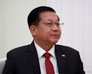 Myanmar leader Min Aung Hlaing visits Laos in first trip to an ASEAN member state