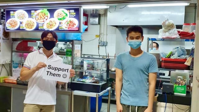 被指无准证在小贩中心举标语 黄国光不会被起诉
