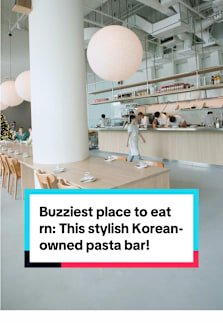 This Korean-owned pasta bar, reminiscent of a chic Seongsu cafe, has been drawing queues for its handmade fresh pasta and… cute Korean chefs!  The stylish restaurant decor and Italian comfort food makes this one of the buzziest F&B spots to check out to cap off 2025 😊 #8dayseatrestaurant #pasta #tiktoksg #singapore 
