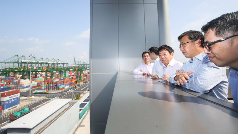 Tuas mega port to be fully served by automated quay crane system