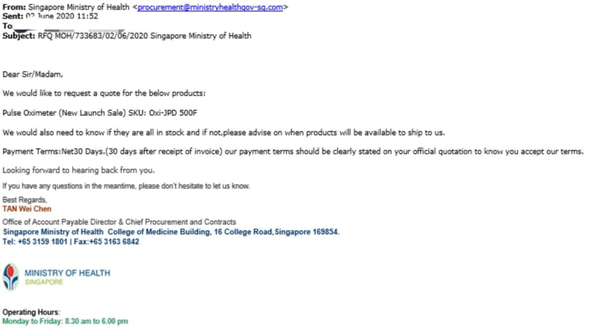 Police seeing re-emergence of purchasing order scam targeting companies