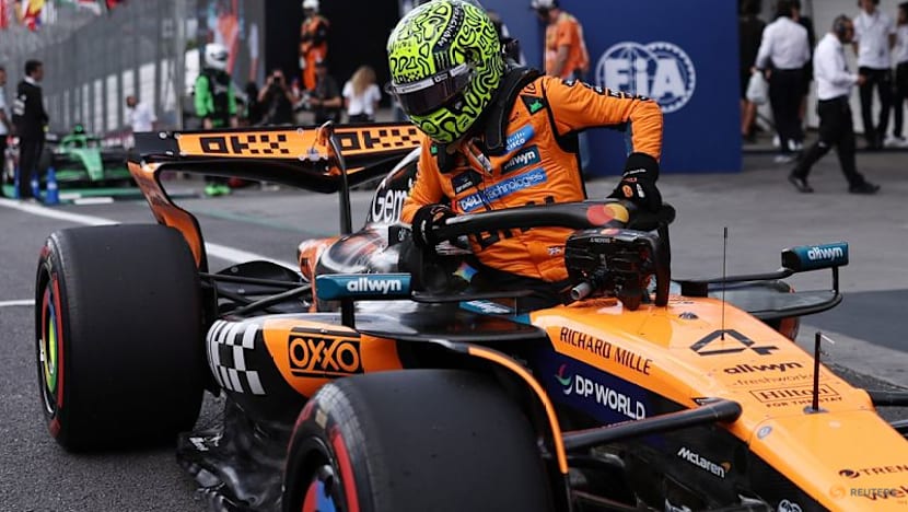 Norris poised for big leap in title race with Sao Paulo pole