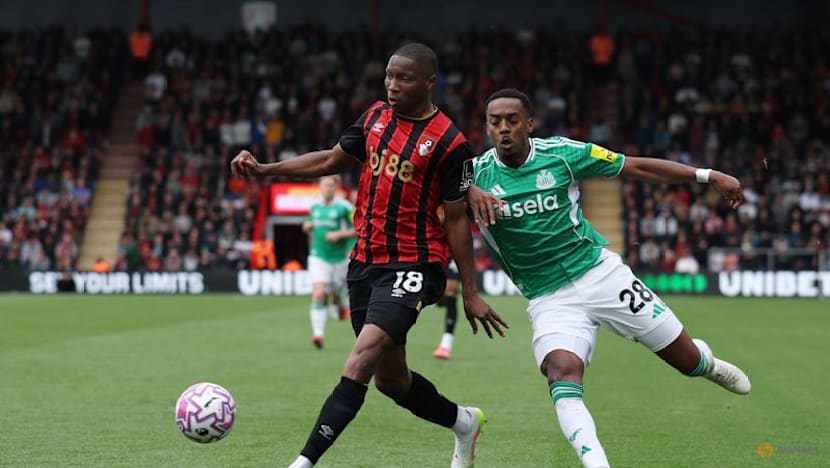 Newcastle held to third straight away draw at Bournemouth