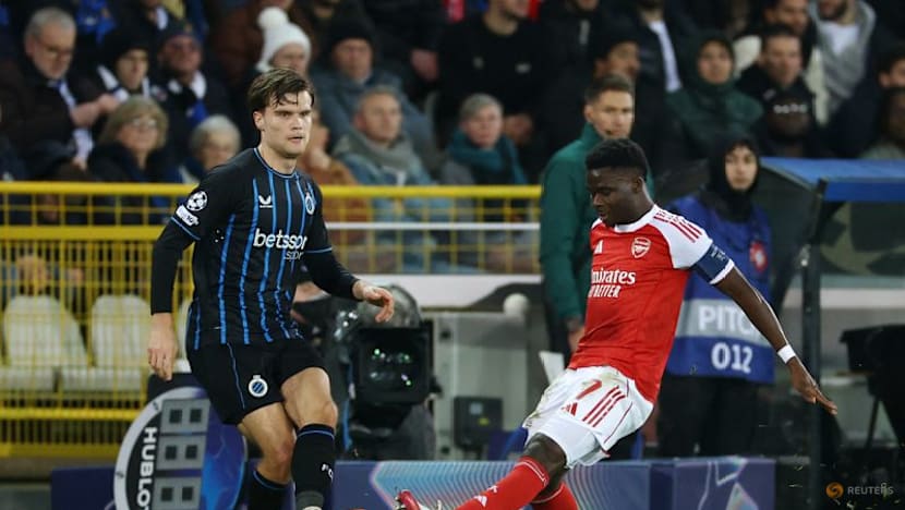 Arsenal make it six out of six with easy win over Club Brugge