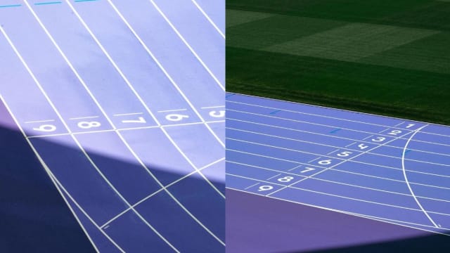 2024巴黎奥运紫色赛道曝光 除了美观外，原来还有这个用途！