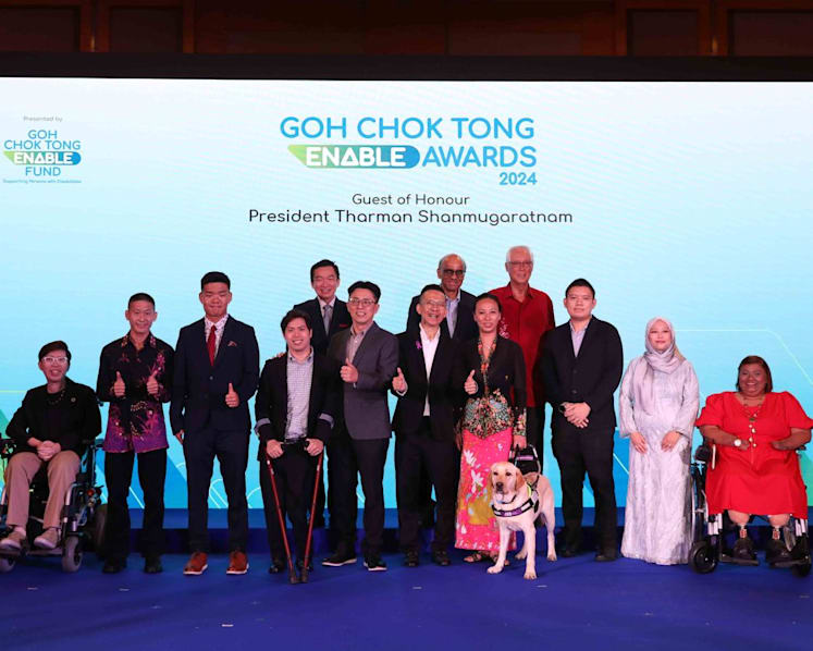 13 people with disabilities honoured at 2024 Goh Chok Tong Enable Awards
