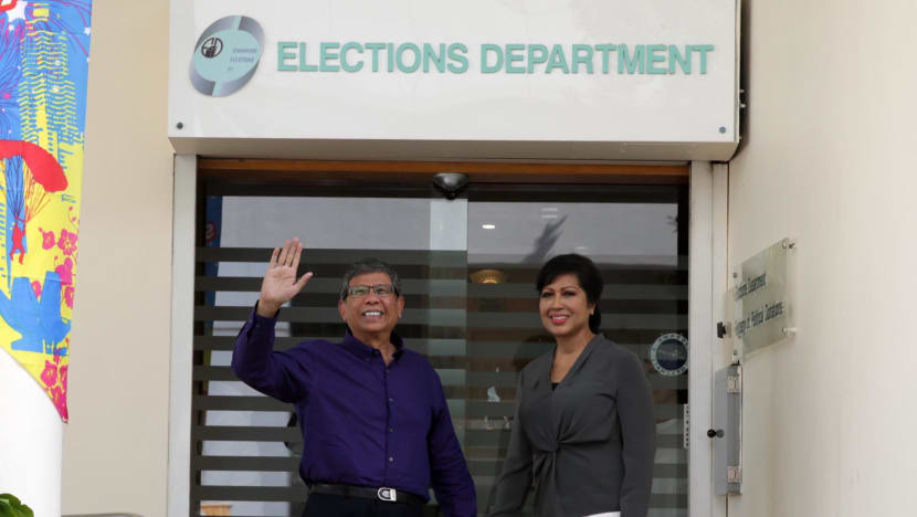 First of three presidential hopefuls Salleh Marican submits election forms