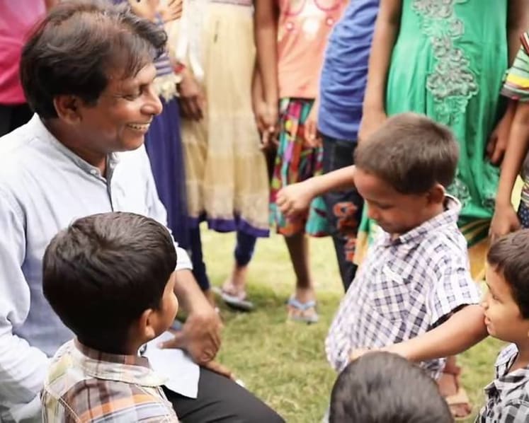 He took out his life savings in Singapore to rescue children in India