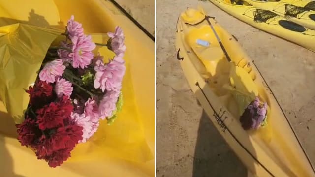 男子疑遭雷击身亡 友人重返白沙海滩以鲜花寄哀思